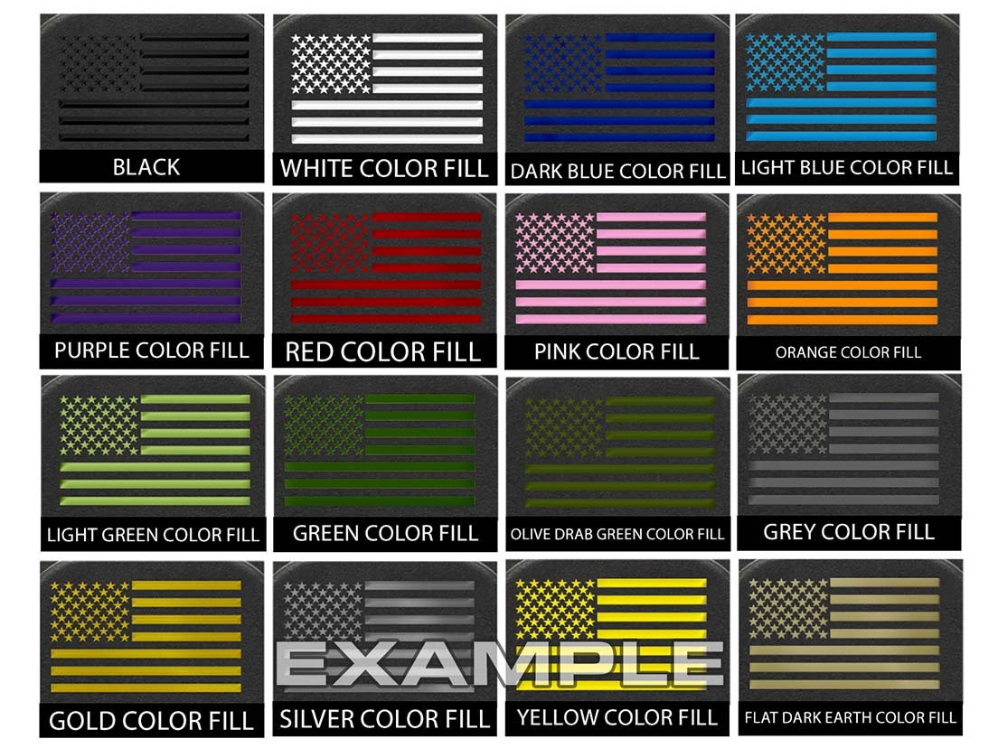 NDZ Glock Gen 6 Hybrid Magazine Release - Colorfill Chart
